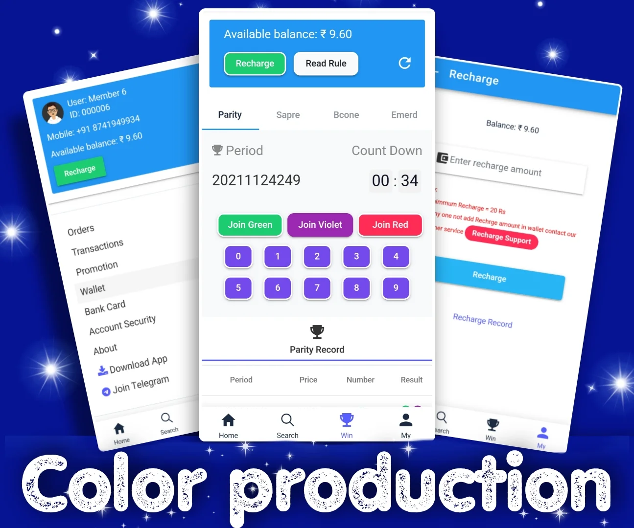 color prediction game development company