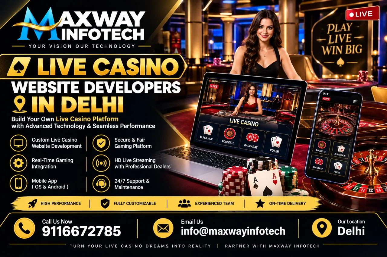 Best Live Casino Website Developers In Delhi