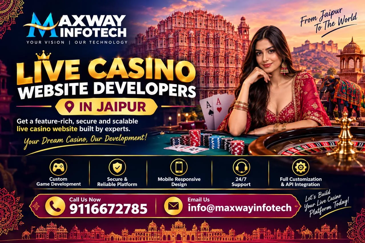 Best Live Casino Website Developers In Jaipur