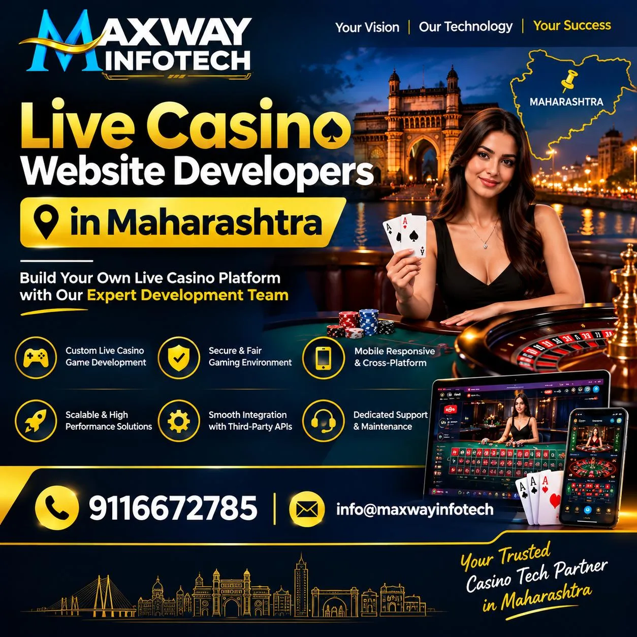 Best Live Casino Website Developers In Maharashtra