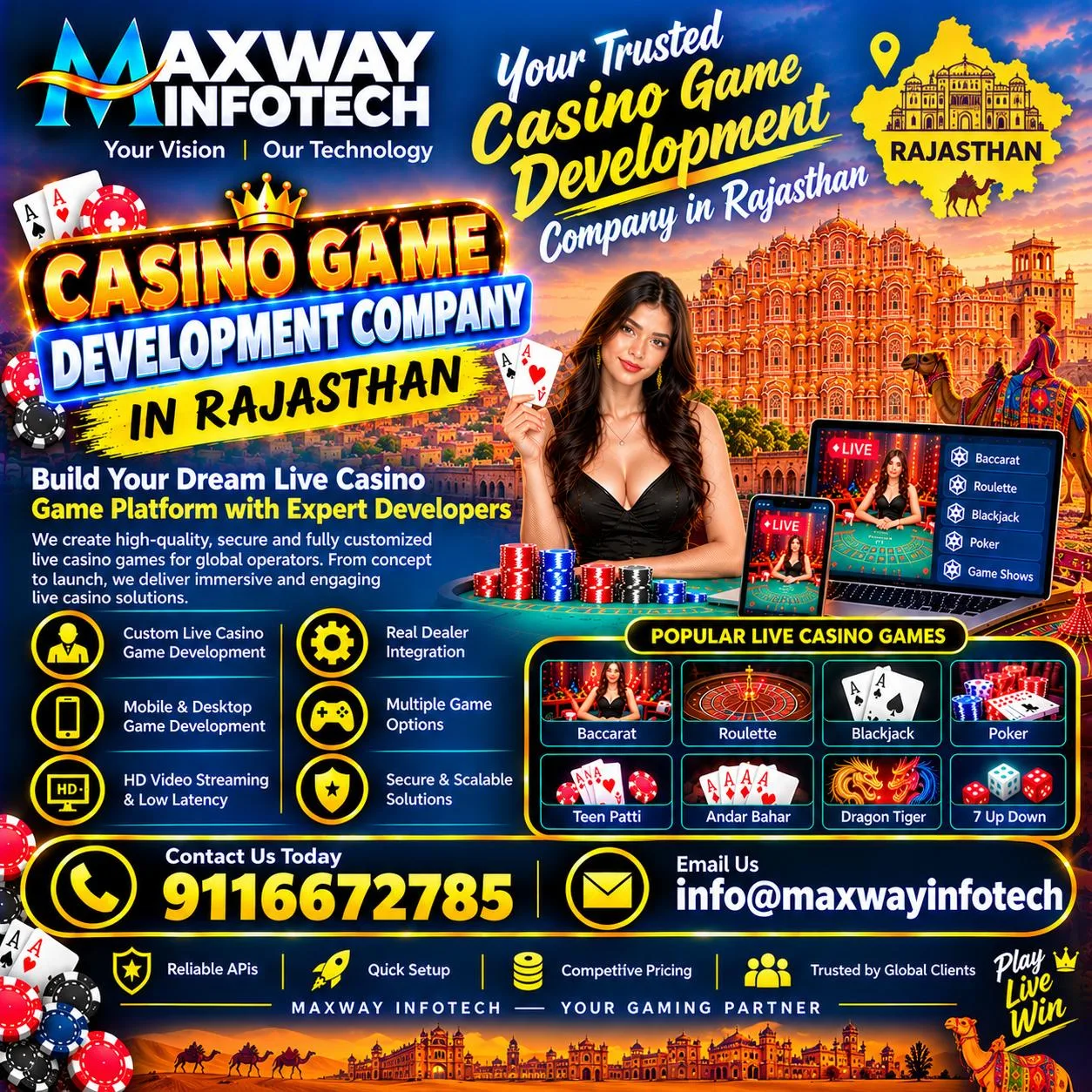 Casino Game Developments Company In Rajasthan