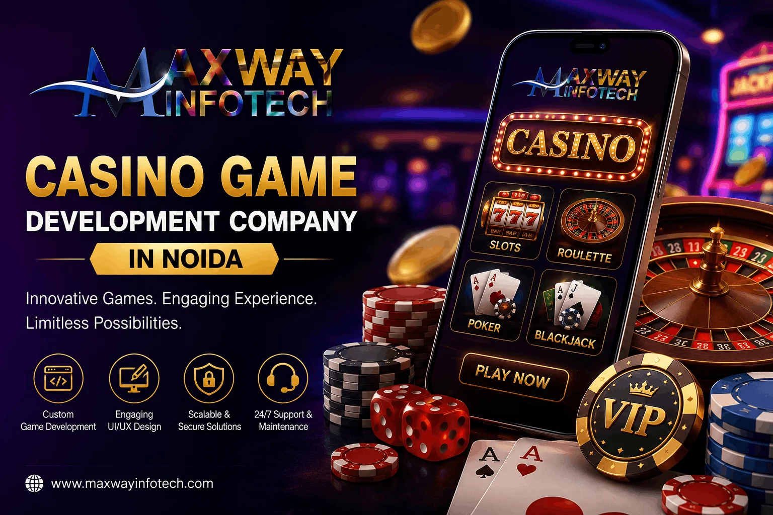 Casino Game Development Company in Noida