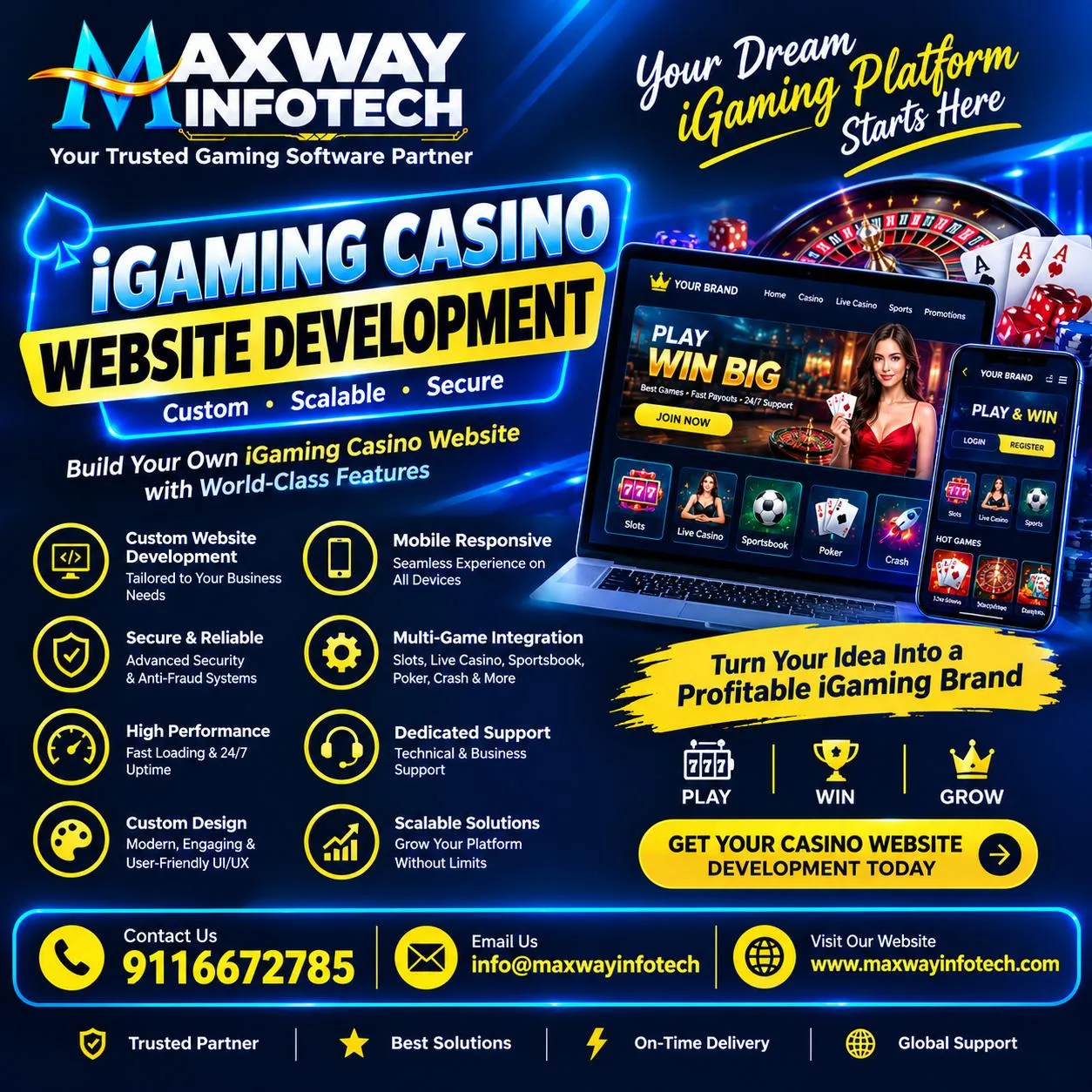 I Gaming Casino Website Development
