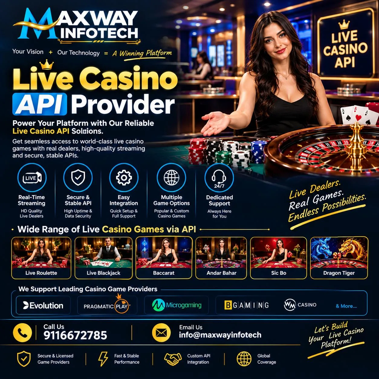Live Casino Api Providers