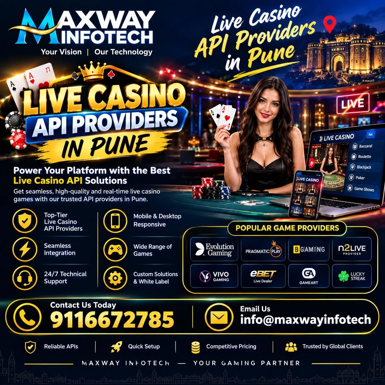 Live Casino Api Providers in Pune