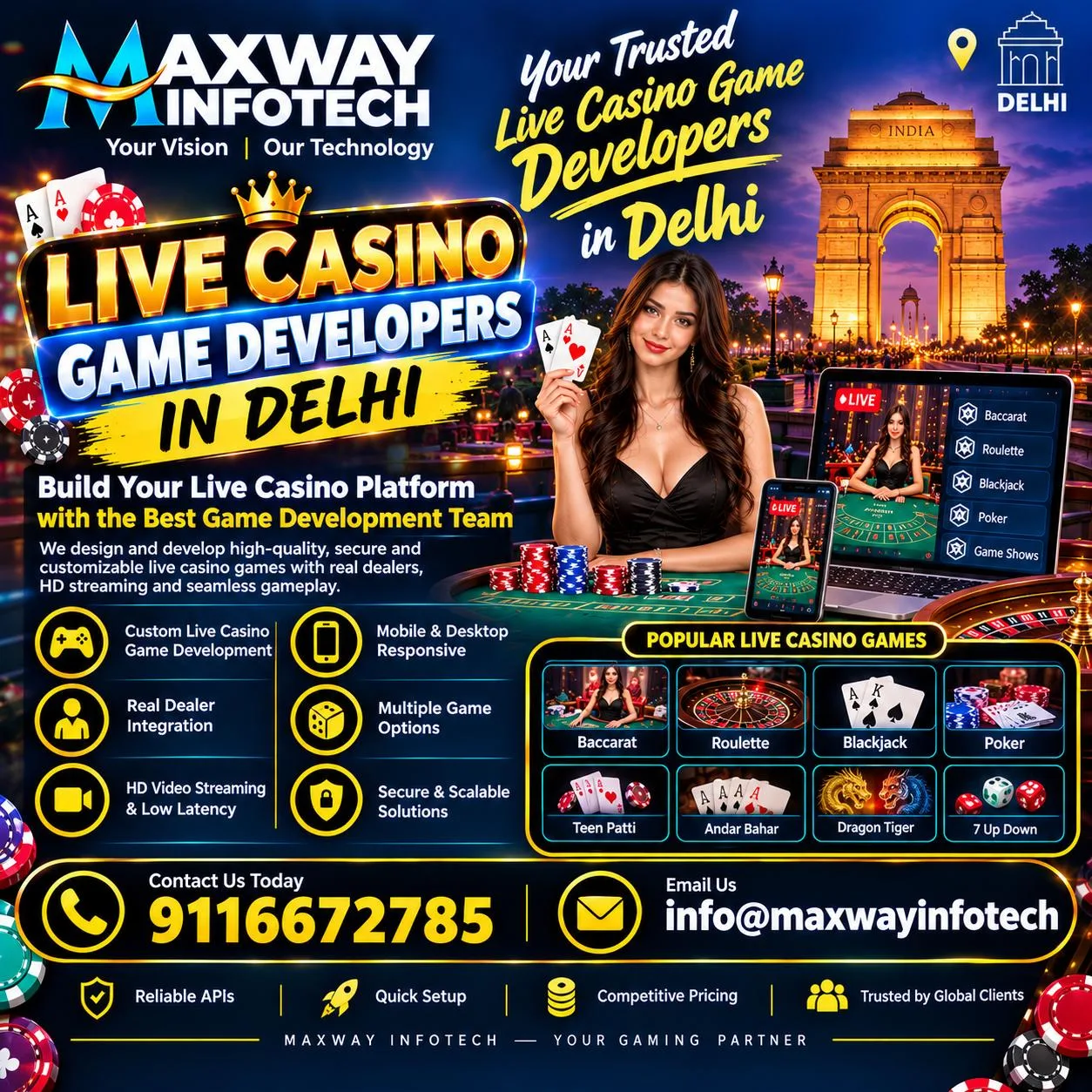 Live Casino Game Developer in Delhi