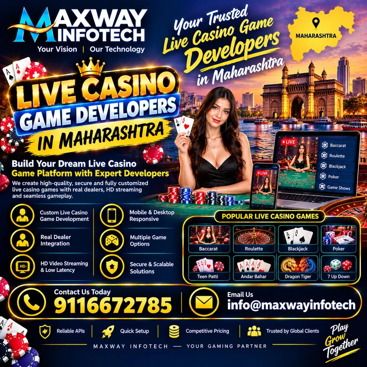 Live Casino Game Developers in Maharashtra