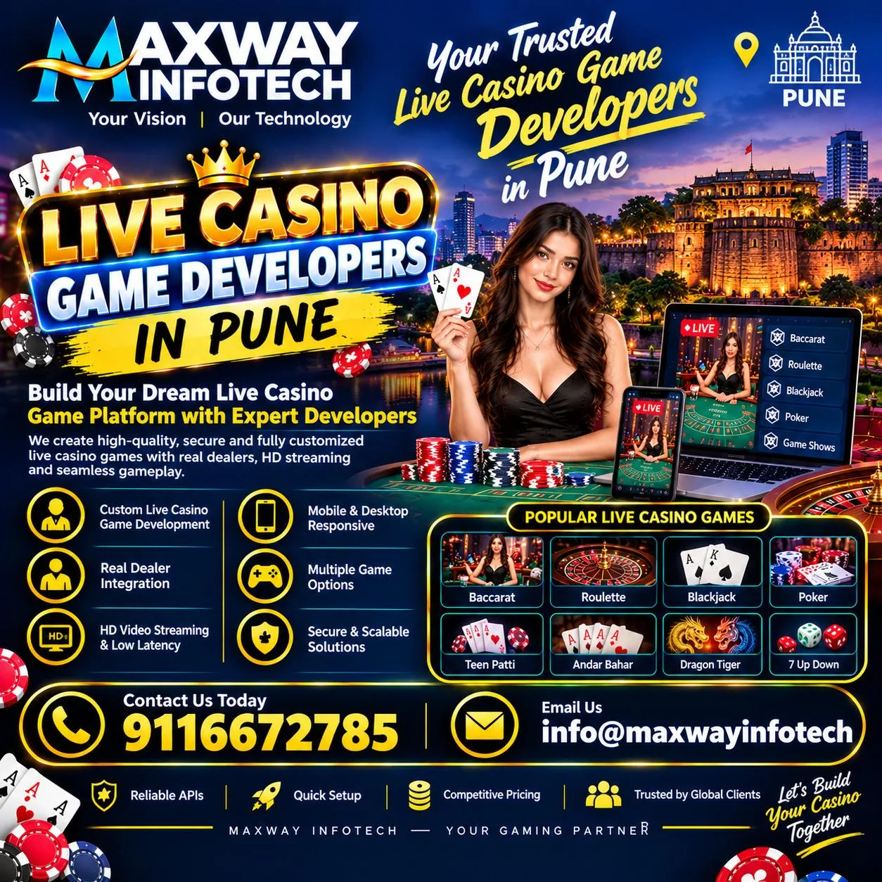 Live Casino Game Developers in Pune