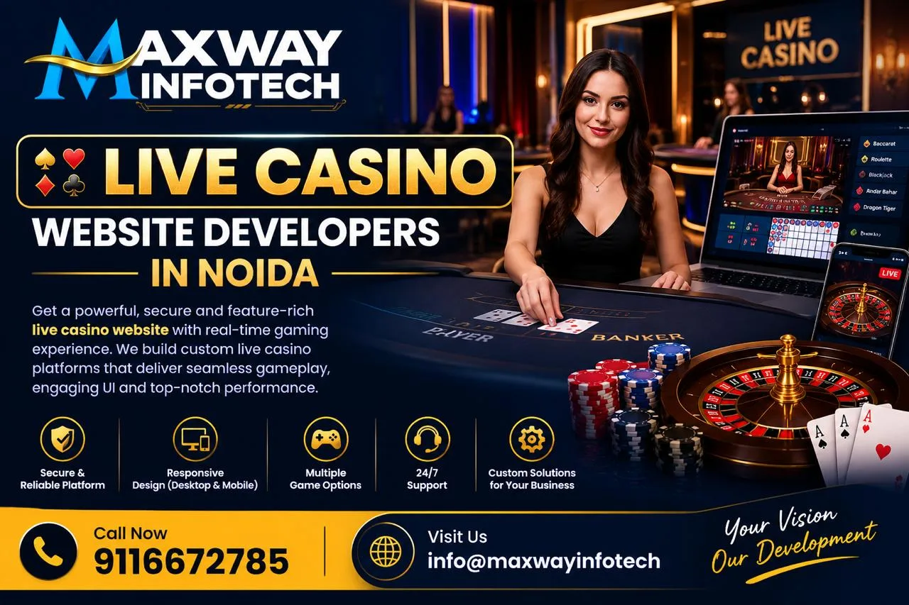 Live Casino Website Developer In Noida
