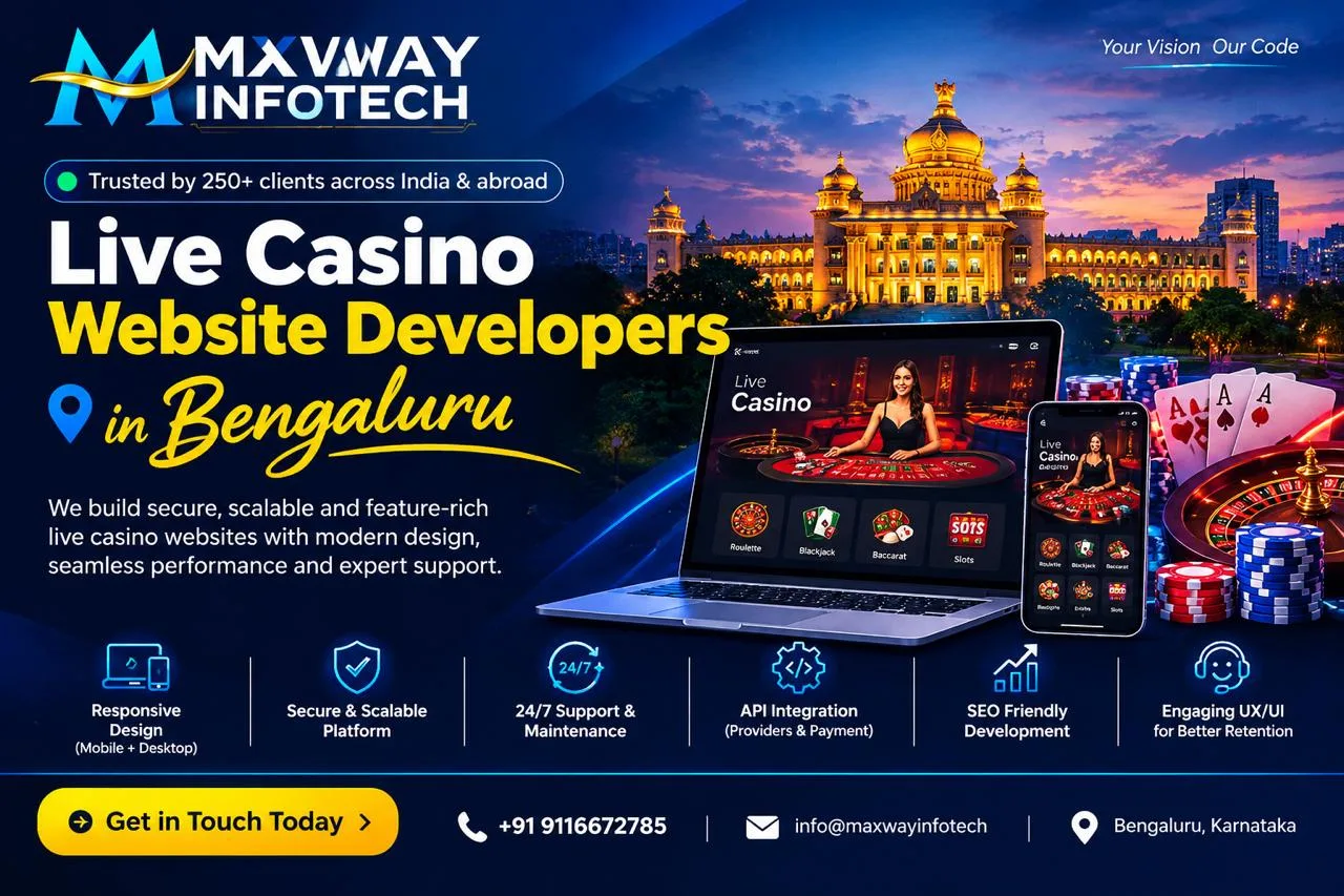 Live Casino Website Developers In Bengaluru