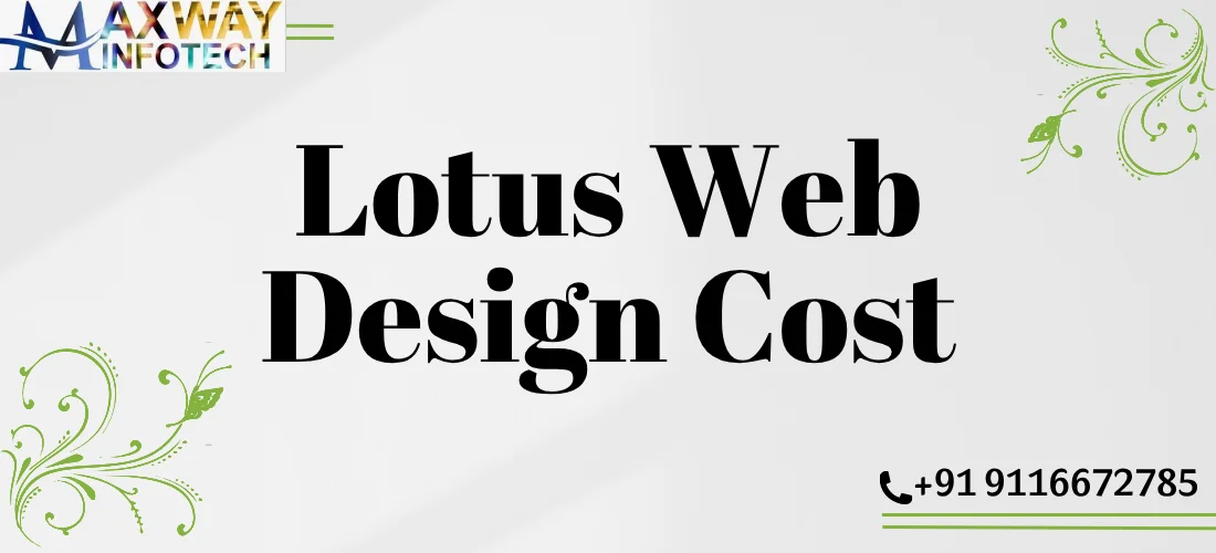 Lotus Web Design Cost