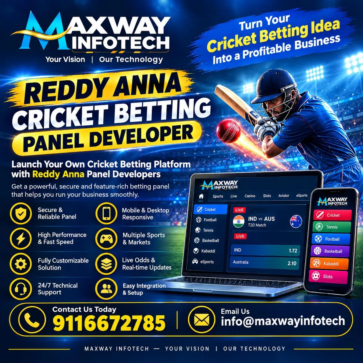 Reddy Anna Cricket Betting Panel Developer