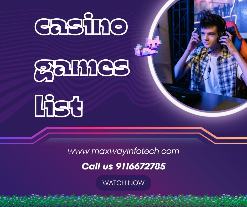 Casino Games List